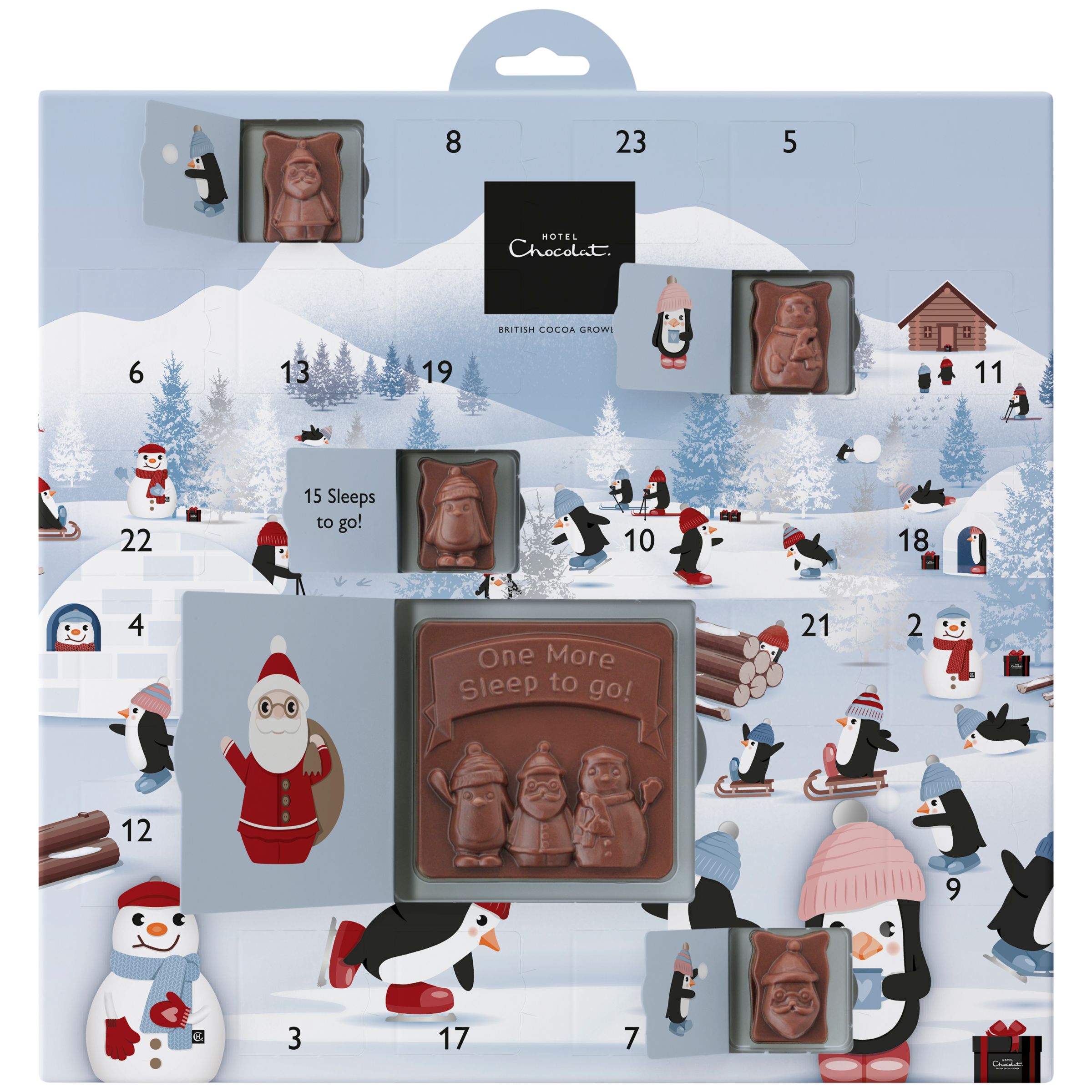 Buy Hotel Chocolat Up to Snow Good Advent Calendar - Milk, 100g from our Ad...
