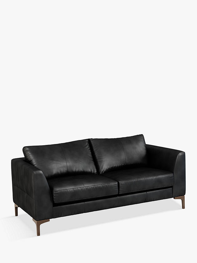 Contempo Black At John Lewis Partners, John Lewis 2 Seater Leather Sofa Bed