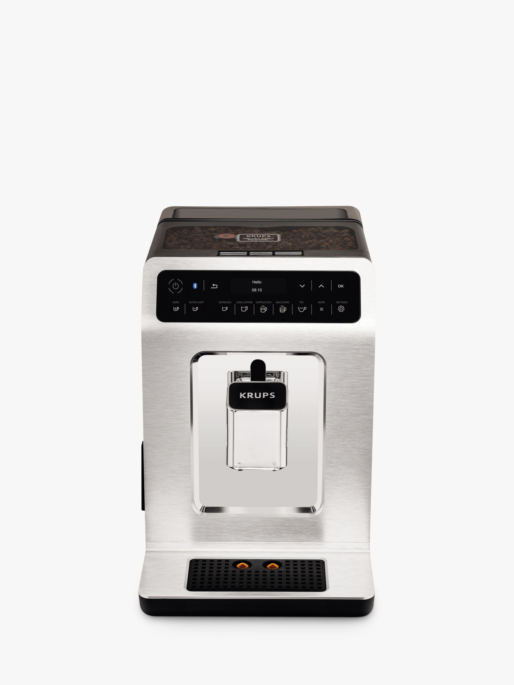 KRUPS EA893C40 Evidence Automatic Bean-to-cup Coffee Machine, Silver