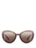 CHANEL Butterfly Sunglasses CH4236 Gold/Brown Gradient