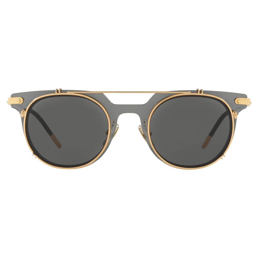 Dolce & Gabbana DG2196 Women's Oval Sunglasses, Grey
