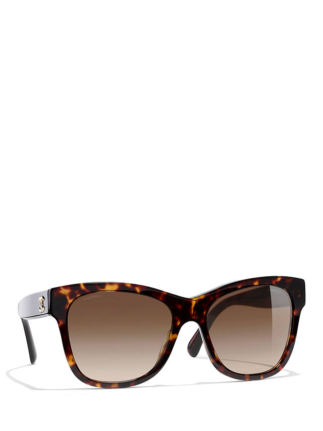 CHANEL Square Sunglasses CH5380 Tortoise/Brown Gradient