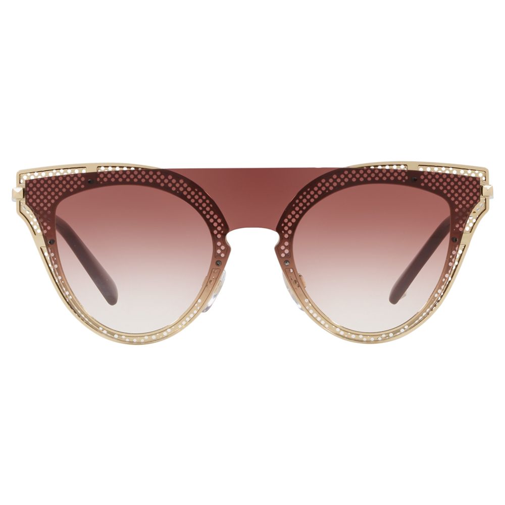 Valentino VA2020 Women's Cat's Eye Sunglasses, Light Gold/Pink Gradient