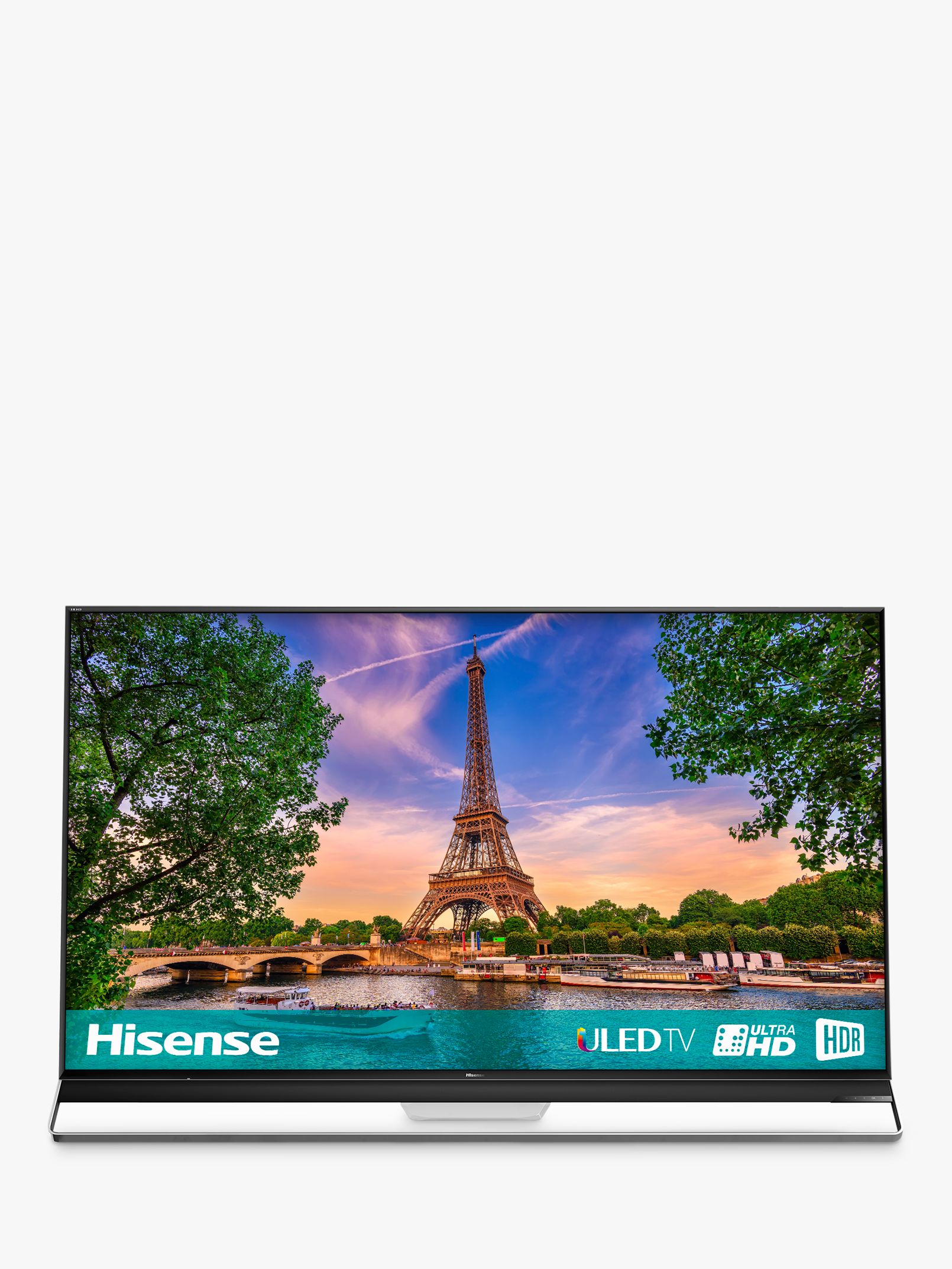 Hisense 75U9A ULED HDR 4K Ultra HD Smart TV, 75" with Freeview Play, Ultra HD Premium Certified, Black/Silver