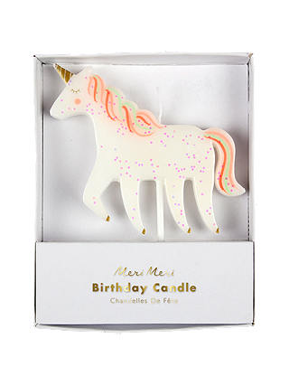 Meri Meri Unicorn Birthday Cake Candle