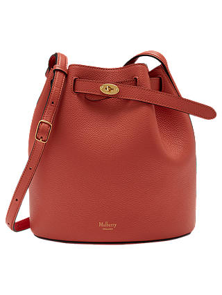 Mulberry Abbey Small Classic Grain Leather Bucket Bag
