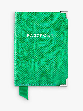 Aspinal of London Leather Passport Cover