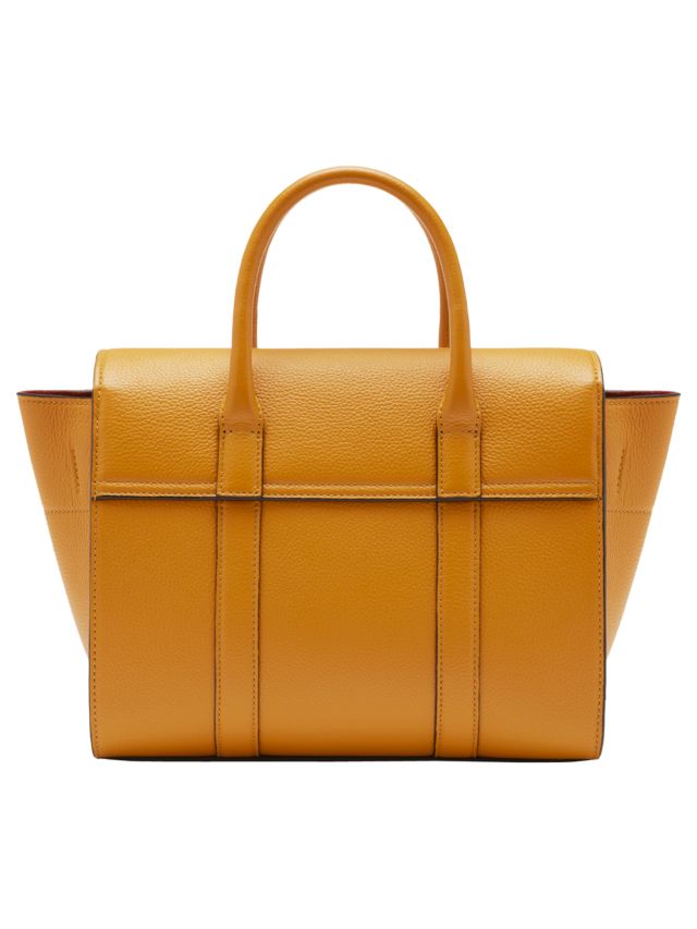 Mulberry Bayswater Small Classic Grain Bag, Deep Amber