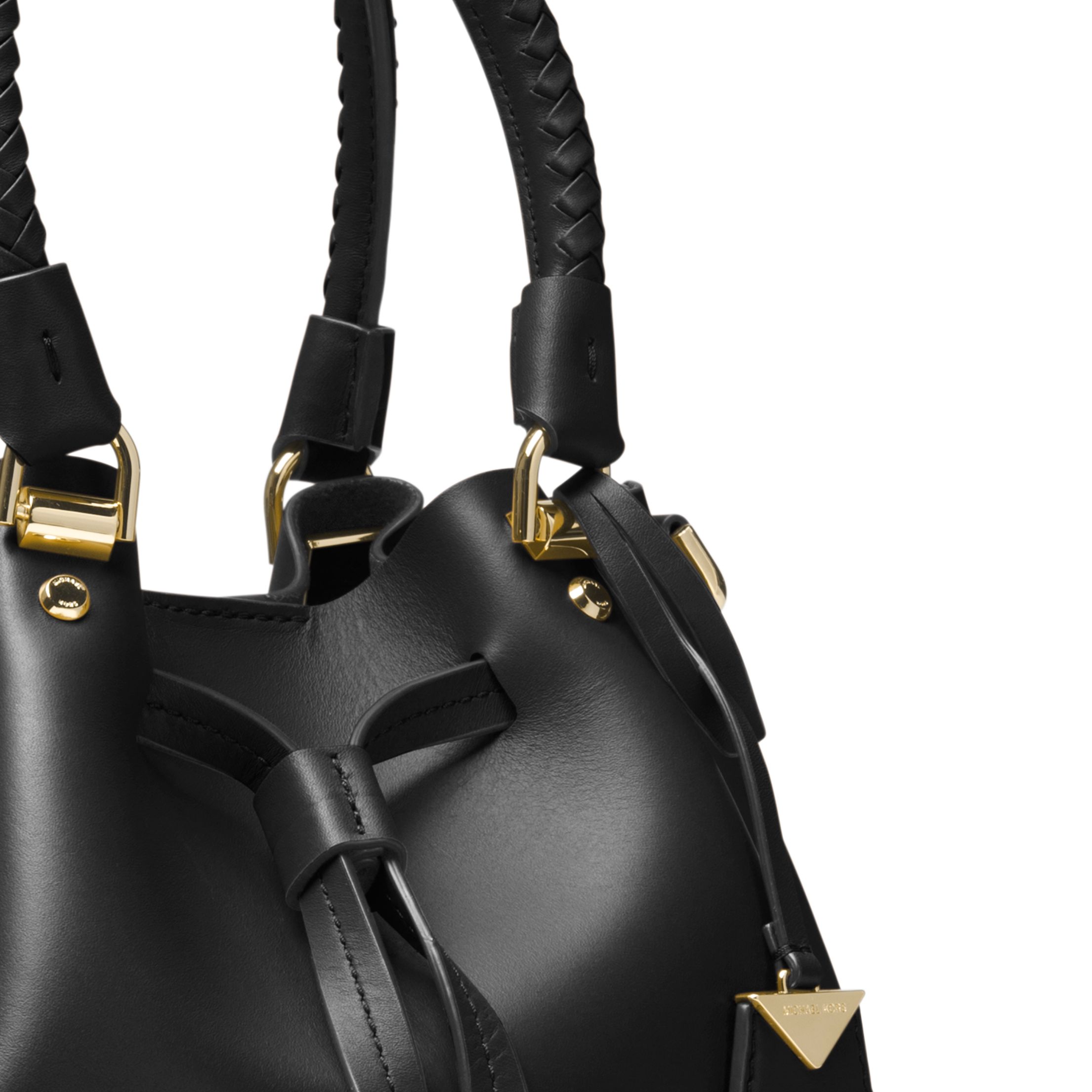 michael kors blakely leather bucket bag