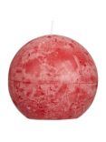 John Lewis & Partners Rustic Ball 10cm Candle