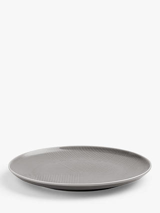 Design Project by John Lewis No.098 Coupe 23cm Plate, Grey