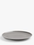 Design Project by John Lewis Porcelain Coupe Side Plate, 23cm, Grey