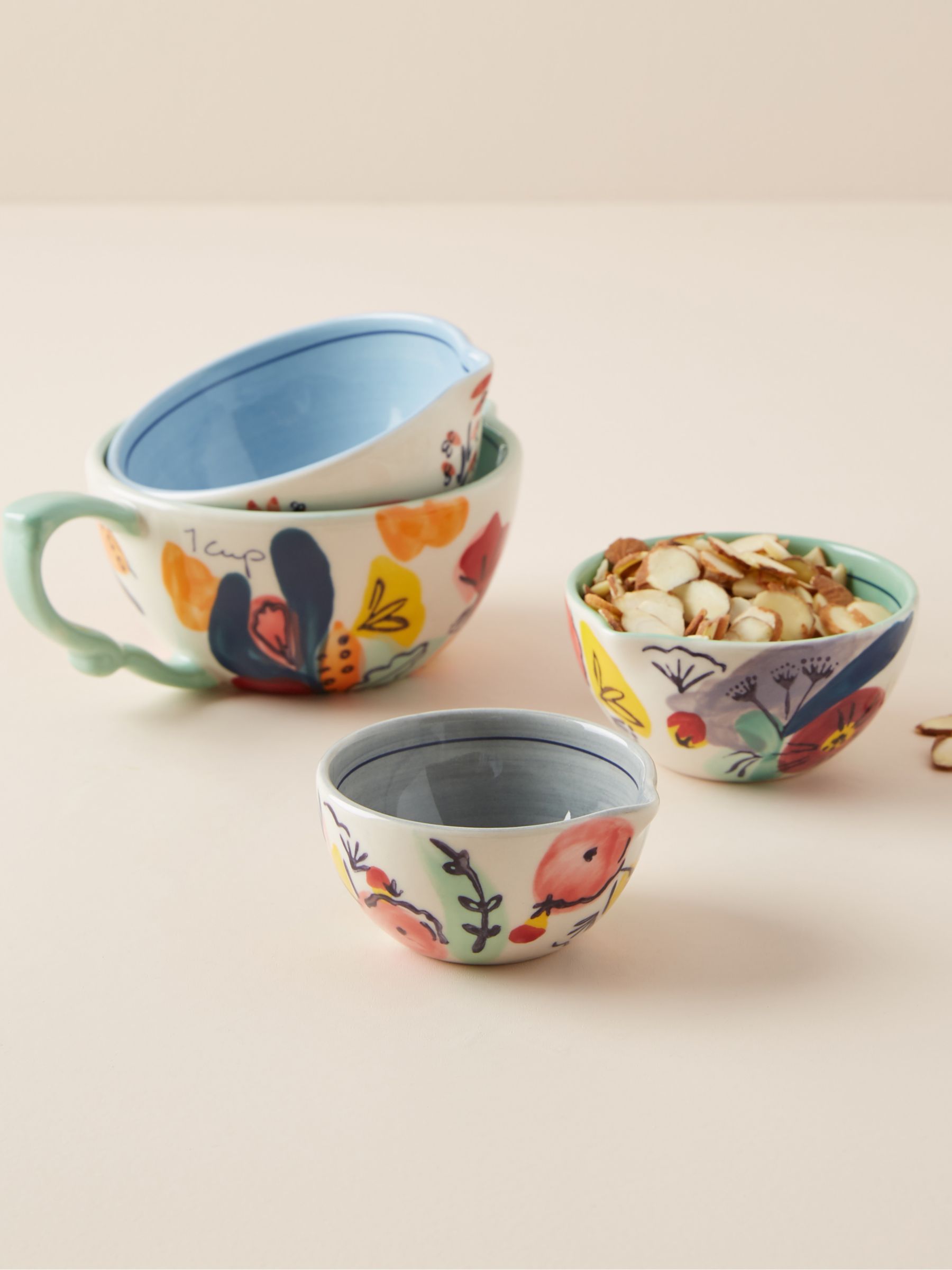 Anthropologie Milton Bakeware Measuring Cups Multi Set Of 4 At John