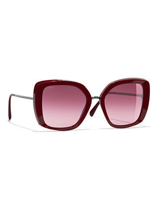CHANEL Square Sunglasses CH5401 Red/Pink Gradient