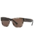 Dolce & Gabbana DG4338 Men's Square Sunglasses, Brown