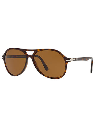 Persol PO3194S Women's Aviator Sunglasses, Tortoise/Brown