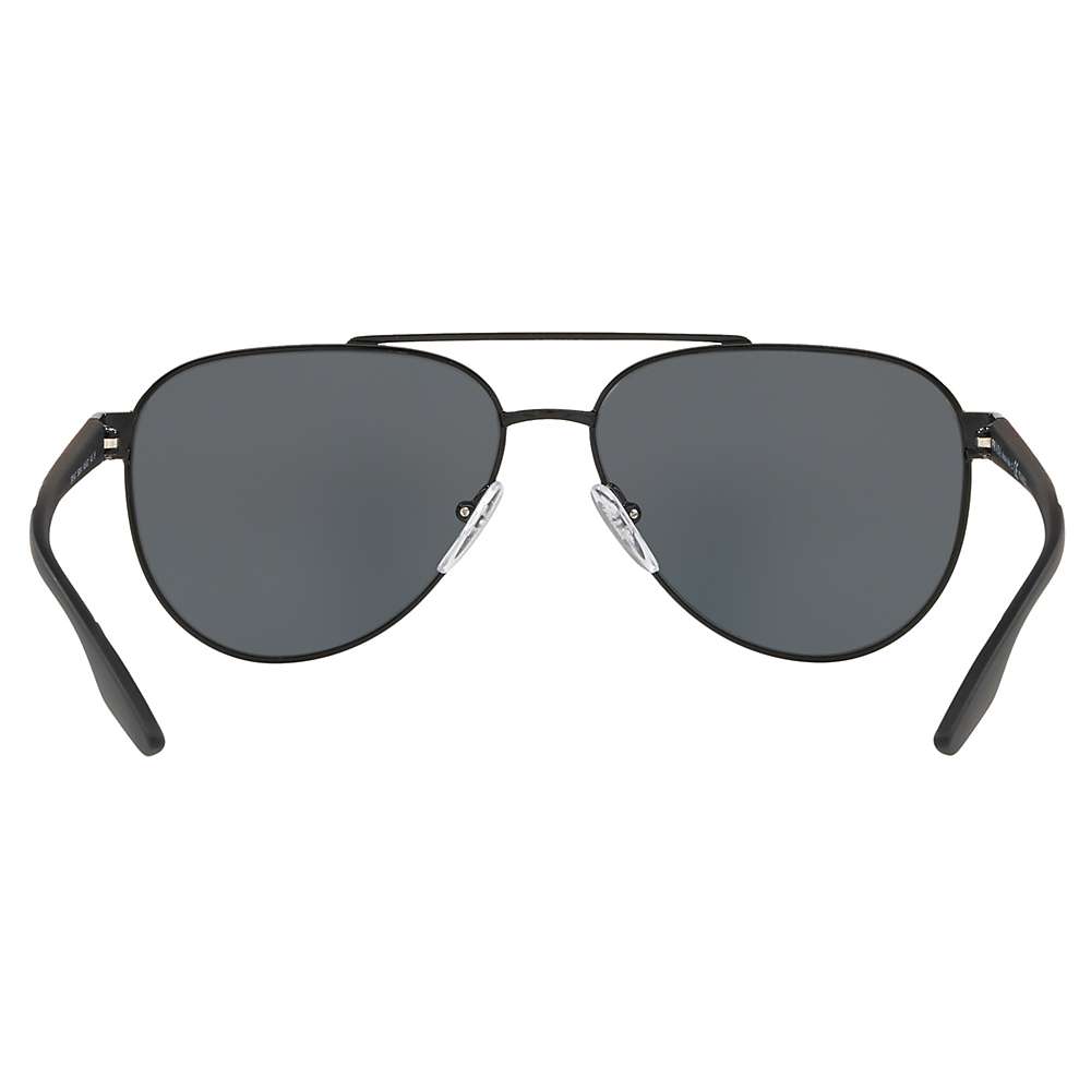 Buy Prada Linea Rossa PS 54TS Men's Polarised Aviator Sunglasses Online at johnlewis.com