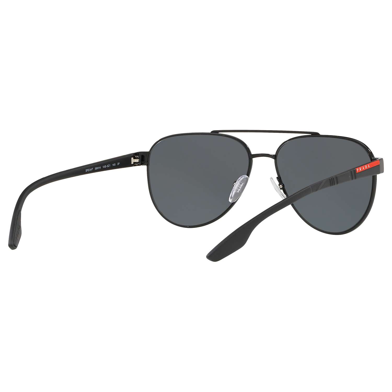 Buy Prada Linea Rossa PS 54TS Men's Polarised Aviator Sunglasses Online at johnlewis.com