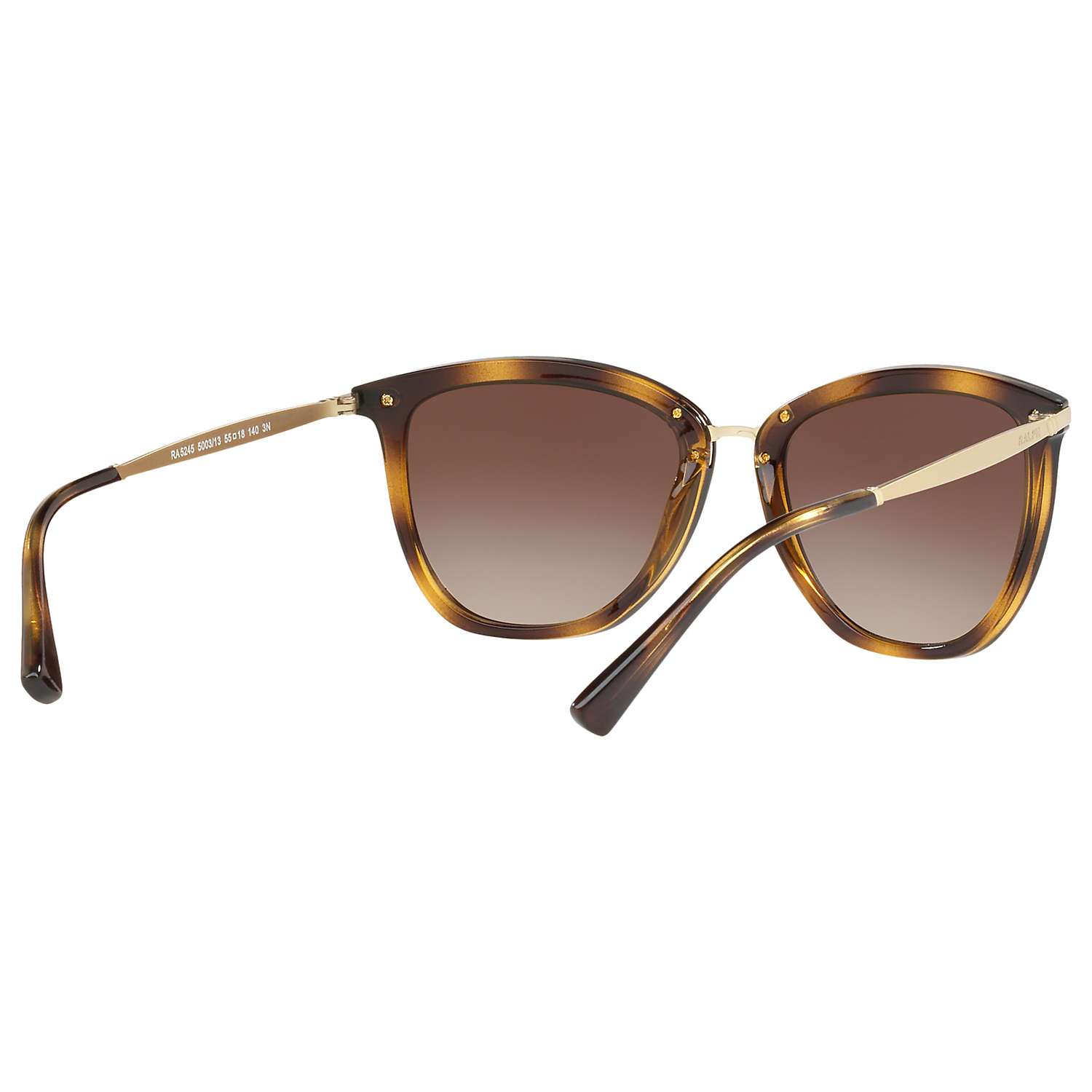 Buy Ralph RA5245 Women's Cat's Eye Sunglasses, Tortoise/Brown Gradient Online at johnlewis.com