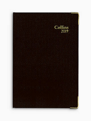 Collins Regal Week to View Pocket 2019 Diary, Black
