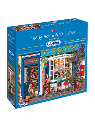 Gibsons Teddy Bears & Tricycles Jigsaw Puzzle, 1000 Pieces