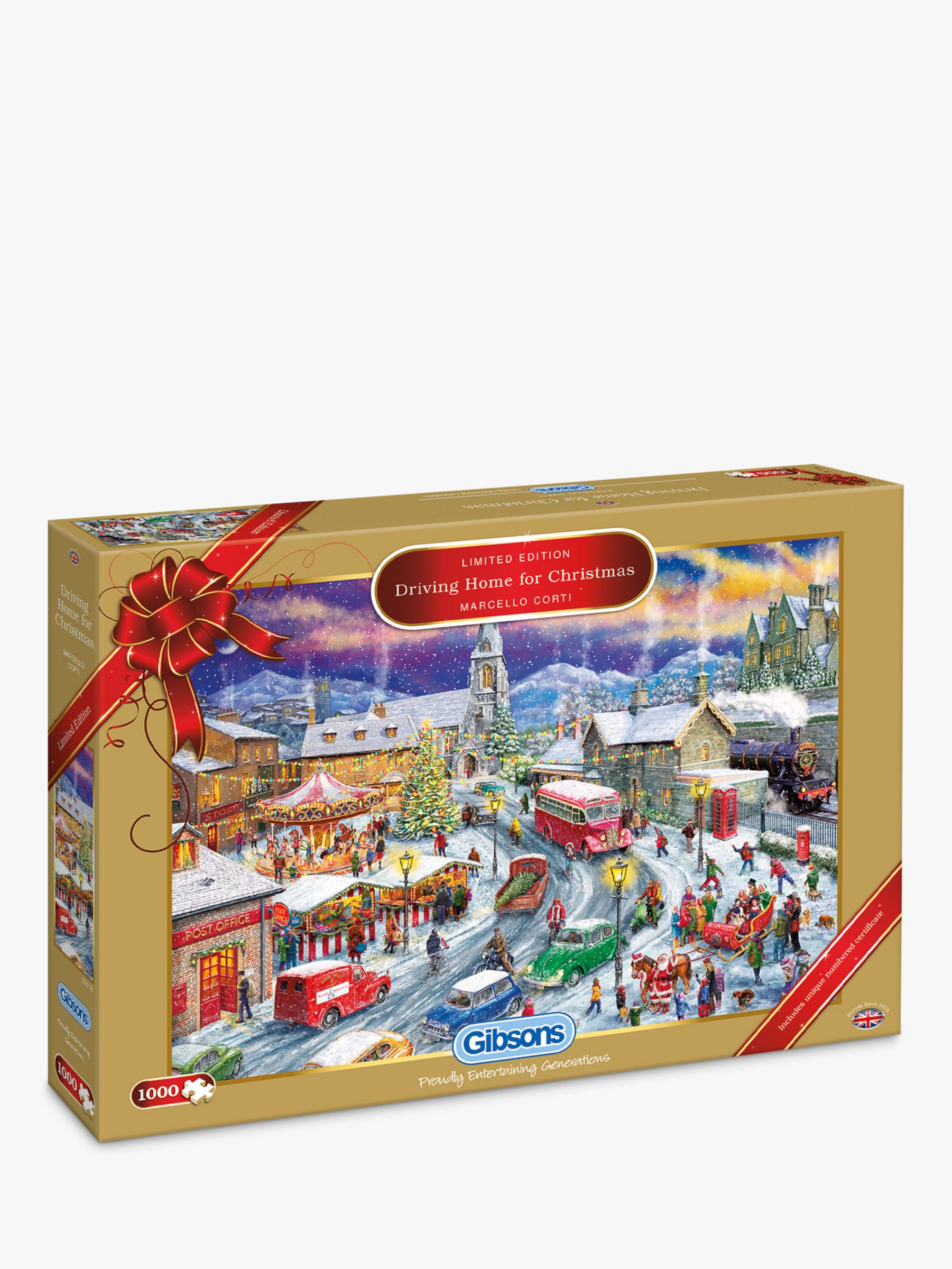 Gibsons Driving Home for Christmas Jigsaw Puzzle, 1000 Piece