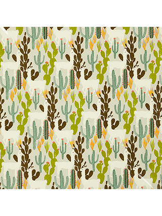 Prestigious Textiles Llama Cactus PVC Table Covering Fabric, Multi