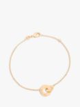 Merci Maman Personalised Mini Intertwined Circle Chain Bracelet