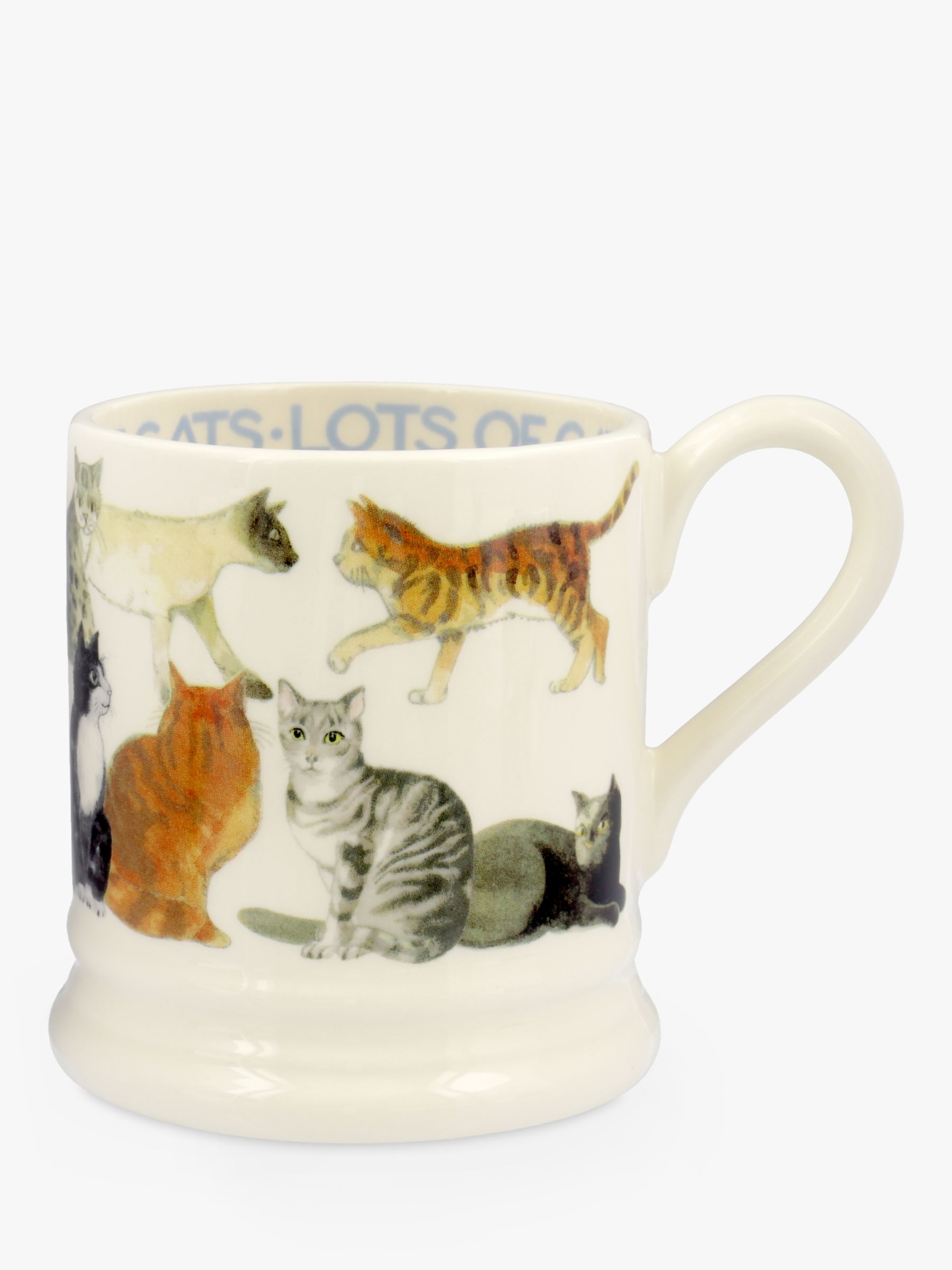Emma Bridgewater Cats All Over Print Half Pint Mug, 284ml