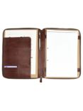 Dulwich Designs Bonded Leather Windsor Document Folder, Brown