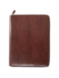 Dulwich Designs Bonded Leather Windsor Document Folder, Brown