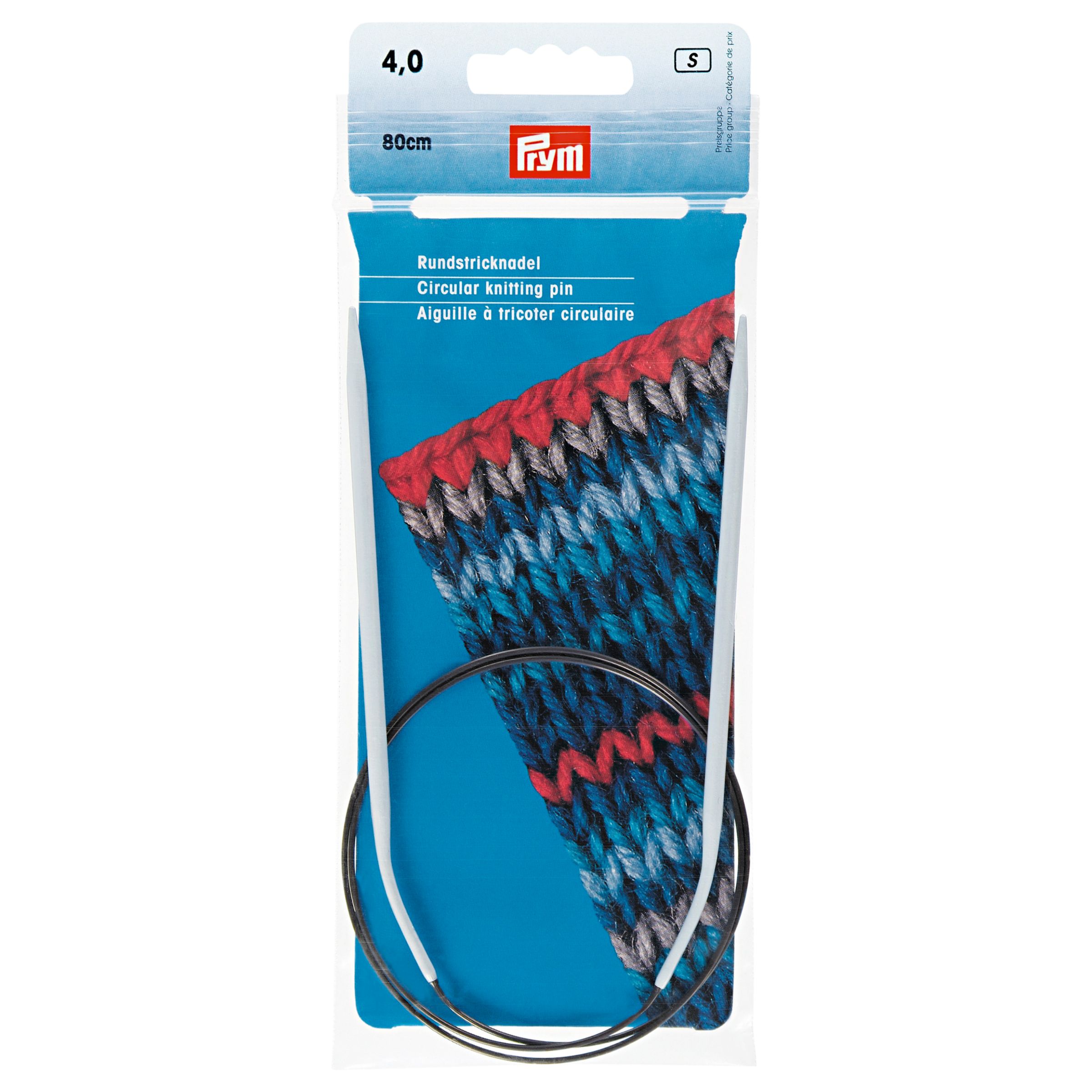 Prym Circular Knitting Needle, 80cm at John Lewis & Partners