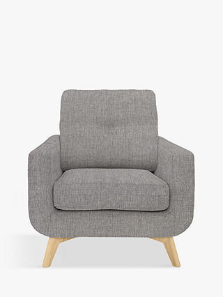 John Lewis & Partners Barbican Armchair, Light LegJohn Lewis & Partners Barbican Armchair, Light Leg, Stanton French Grey
