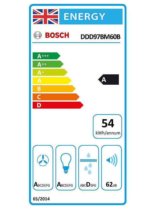 Buy Bosch DDD97BM60B 91.6cm Downdraft Cooker Hood, A Energy Rating, Stainless Steel Online at johnlewis.com