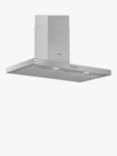 Bosch DWB94BC50B 90cm Box Chimney Cooker Hood, D Energy Rating, Stainless Steel