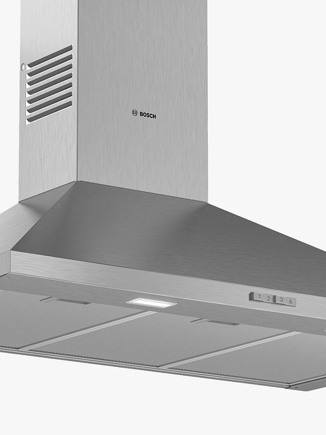 Buy Bosch Serie 2 DWP94BC50B 90cm Pyramid Chimney Cooker Hood, D Energy Rating, Stainless Steel Online at johnlewis.com