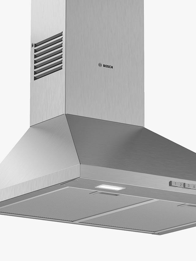 Buy Bosch Serie 2 DWP64BC50B 60cm Pyramid Chimney Cooker Hood, Stainless Steel Online at johnlewis.com