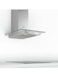 Bosch DWG64BC50B 60cm Box Chimney Cooker Hood, D Energy Rating, Stainless Steel