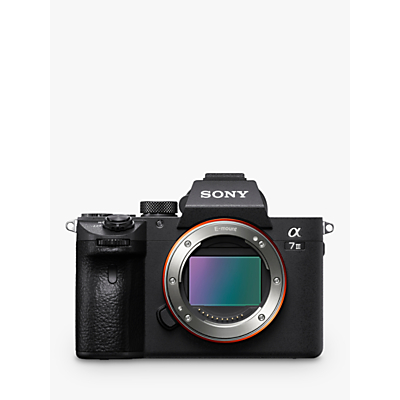 Sony a7 III (Alpha ILCE-7M3) Compact System Camera, 4K Ultra HD, 24.2MP, Wi-Fi, Bluetooth, NFC, OLED EVF, 5-Axis Image Stabiliser & Tiltable 3 LCD Screen, Body Only, Black