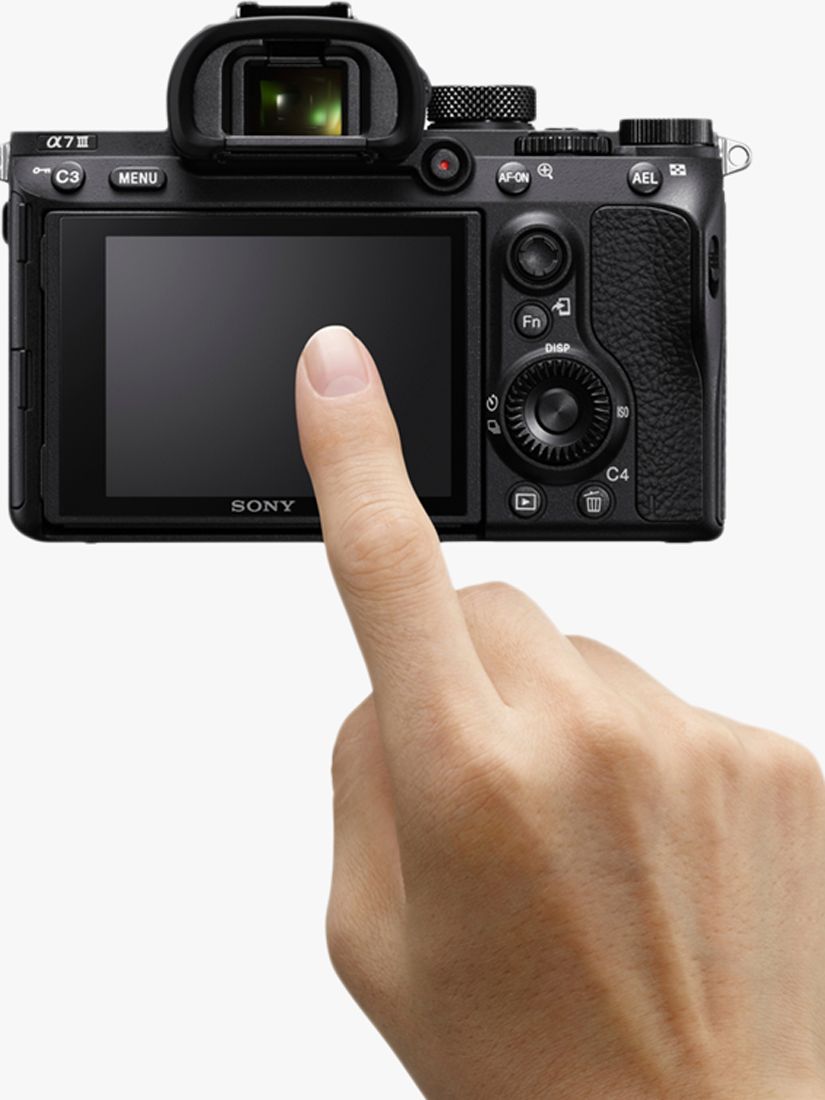 Sony a7 III (Alpha ILCE-7M3) Compact System Camera, 4K Ultra HD, 24.2MP,  Wi-Fi,