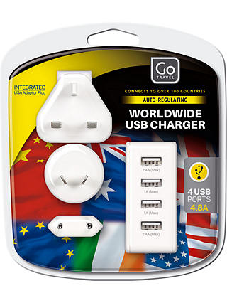 Go Travel Worldwide USB Charger