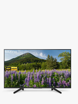Sony Bravia KD43XF7093 LED HDR 4K Ultra HD Smart TV, 43" with Freeview Play & Cable Management, Black