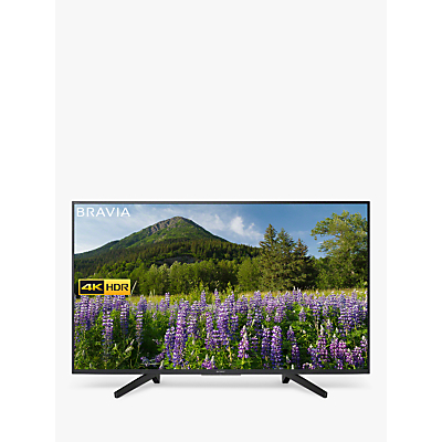 Sony Bravia KD49XF7093 LED HDR 4K Ultra HD Smart TV, 49 with Freeview Play & Cable Management, Black