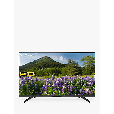 Sony Bravia KD55XF7093 LED HDR 4K Ultra HD Smart TV, 55 with Freeview Play & Cable Management, Black