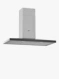 Neff D94QFM1N0B Chimney Cooker Hood, Stainless Steel