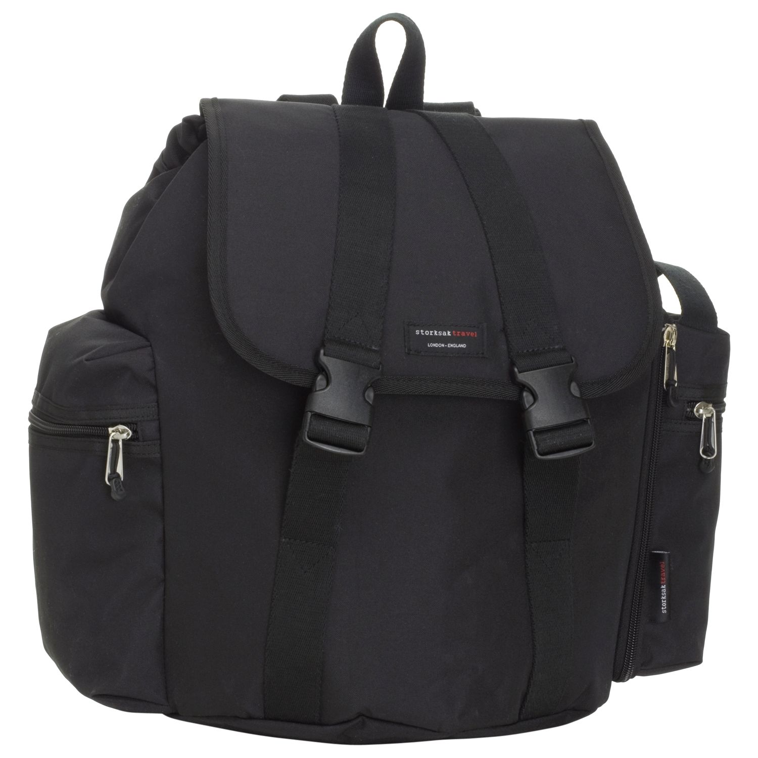 Storksak Travel Backpack Bag, Black