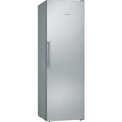 Siemens GS36NVI3V Tall Freezer, A++ Energy Rating, 60cm Wide, Silver