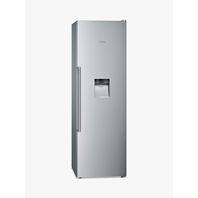 Siemens GS36DBI2VG Tall Freezer, A+ Energy Rating, 60cm Wide, Silver Chrome