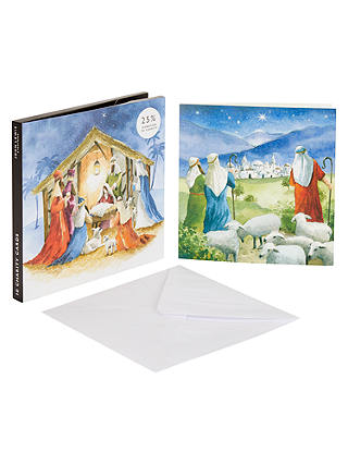 John Lewis & Partners Bethlehem Christmas Card, Pack of 10