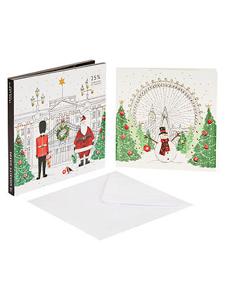 John Lewis & Partners Festive London Christmas Card, Pack of 10